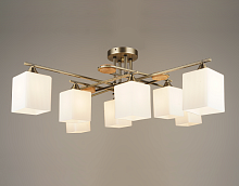 Люстра потолочная восьмирожковая Мелодия Света Е27 220В Медь картинка 